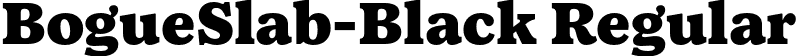 BogueSlab-Black Regular font - BogueSlab-Black.otf