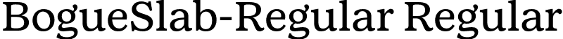 BogueSlab-Regular Regular font - BogueSlab-Regular.otf