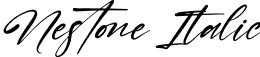 Nestone Italic font - Nestone Italic.ttf