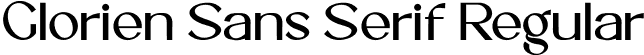 Glorien Sans Serif Regular font - GlorienSansSerif-FREE.otf