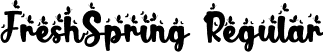 FreshSpring Regular font - Freshspring-VGBKB.otf