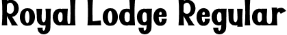 Royal Lodge Regular font - RoyalLodge-vm7P4.otf