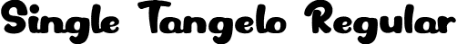 Single Tangelo Regular font - SingleTangelo-0W5PG.otf