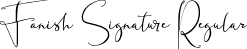 Fanish Signature Regular font - FanishSignature-JR4Ka.ttf