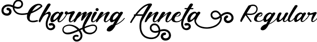 Charming Anneta Regular font - CharmingAnneta-qZ4W2.ttf