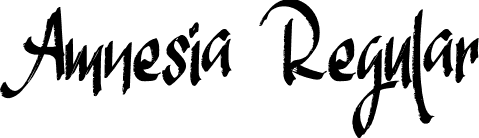 Amnesia Regular font - Amnesia.otf