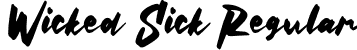 Wicked Sick Regular font - WickedSick.otf