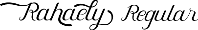 Rahaely Regular font - Rahaely-rgDaL.ttf