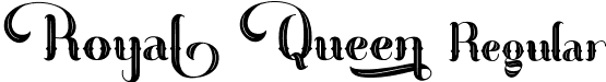 Royal Queen Regular font - RoyalQueen-d9noX.ttf
