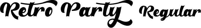 Retroparty Regular font - Retroparty-MV3rn.ttf