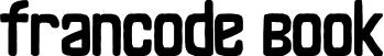 francode Book font - francode.ttf