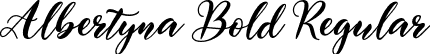 Albertyna Bold Regular font - Albertyna Bold.otf