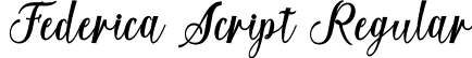 Federica Script Regular font - FedericaScript.otf
