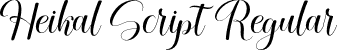 Heikal Script Regular font - Heikal Script.otf