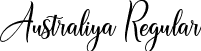 Australiya Regular font - Australiya.otf