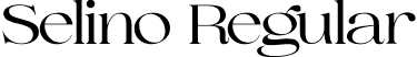 Selino Regular font - Selino Regular.otf