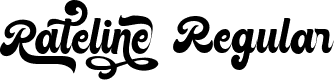 Rateline Regular font - Rateline.ttf