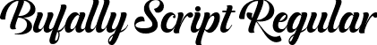 Bufally Script Regular font - Bufally.ttf