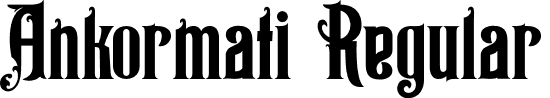 Ankormati Regular font - Ankormati.otf