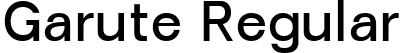 Garute Regular font - Garute-Medium.ttf