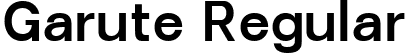 Garute Regular font - Garute-SemiBold.ttf