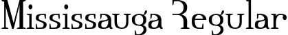 Mississauga Regular font - Mississauga.otf