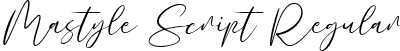 Mastyle Script Regular font - MastyleScript.ttf