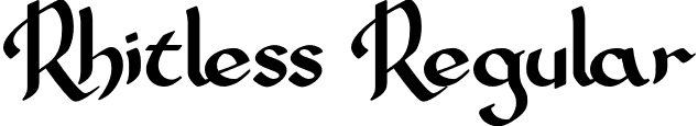 Rhitless Regular font - Rhitless.otf
