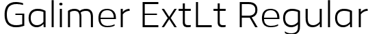 Galimer ExtLt Regular font - Galimer-ExtraLight.ttf