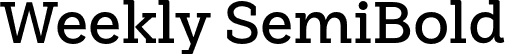 Weekly SemiBold font - Los Andes - Weekly SemiBold.otf