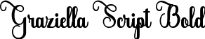 Graziella Script Bold font - Graziella Script Bold.ttf