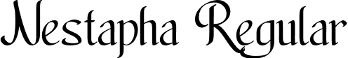 Nestapha Regular font - Nestapha.otf