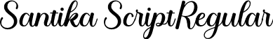 Santika Script Regular font - Santika Script.otf