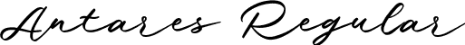 Antares Regular font - Antares.ttf