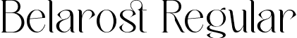 Belarost Regular font - belarost.ttf