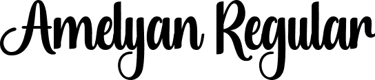 Amelyan Regular font - Amelyan-RpWvM.ttf