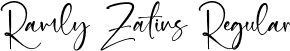 Ramly Zatins Regular font - Ramly Zatins.otf