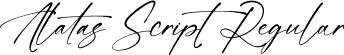 Alatas Script Regular font - Alatas Script.ttf