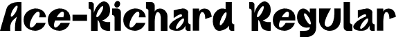 Ace-Richard Regular font - Ace-Richard.otf