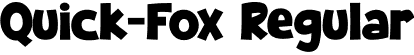 Quick-Fox Regular font - Quick-Fox.otf