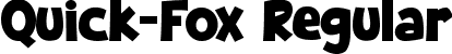 Quick-Fox Regular font - Quick-Fox.ttf