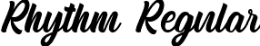 Rhythm Regular font - Rhythm.ttf