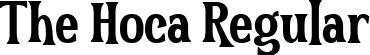 The Hoca Regular font - TheHoca-Bold.ttf