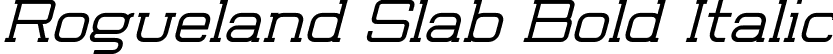 Rogueland Slab Bold Italic font - NCS Rogueland Slab Bold Italic.ttf
