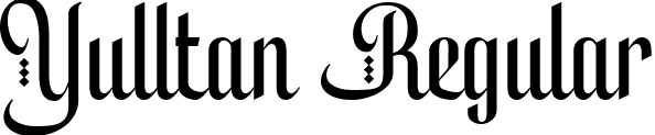 Yulltan Regular font - YulltanRegular-nRWeR.ttf