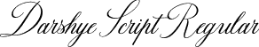 Darshye Script Regular font - Darshye Script.otf
