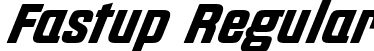 Fastup Regular font - Fastup-Regular.ttf