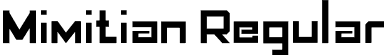 Mimitian Regular font - Mimitian_ttf.ttf