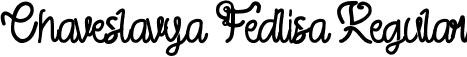 Chaveslavya Fedlisa Regular font - Chaveslavya-Fedlisa.ttf