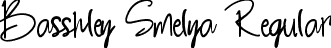 Basshley Smelya Regular font - Basshley-Smelya.ttf